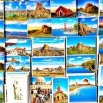 Colorful postcards from various destinations and occasions.